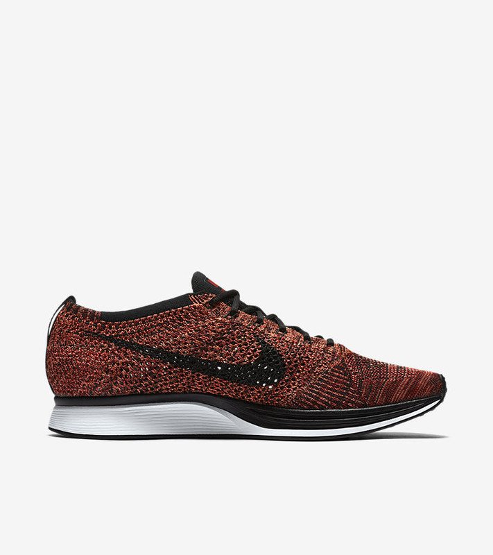 Nike flyknit racer hot sale university red